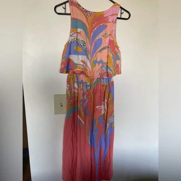 SOLD — ANTHROPOLOGIE SATURDAY SUNDAY COLORFUL JOLIE SUMMER DRESS - Picture 2 of 11
